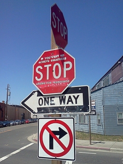 Ambition Stop Sign, West Oakland